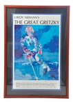 LeRoy Neimans 1981 "The Great Gretzky" Framed Poster Signed by Neiman and Gretzky (30" x 42") 
