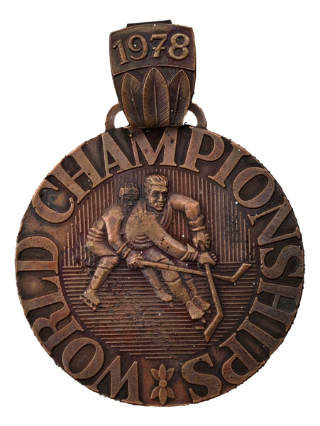 1978 IIHF World Championships Bronze Medal Won by Canada