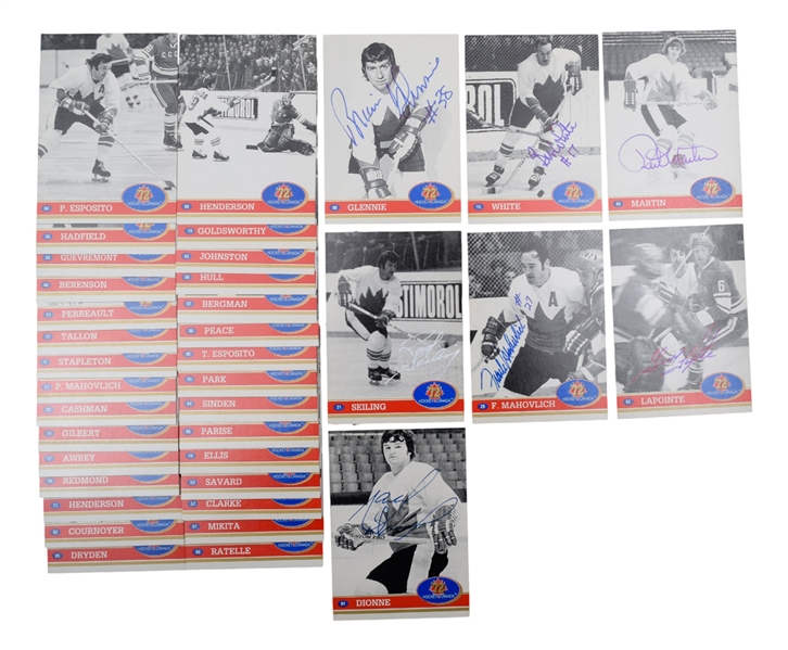 1972 Canada-Russia Series (1991 Future Trends) and 1992 "Original Six Ultimate" Sets with 32 Signed Cards