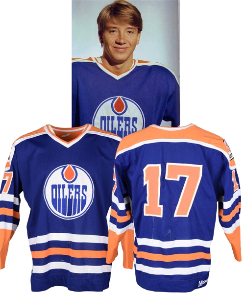 Cam Connors 1979-80 Edmonton Oilers NHL Inaugural Season Game-Worn Jersey / Jari Kurris 1980-81 Pre-Season Game-Worn Rookie Season Photo-Matched Jersey 