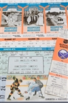 Wayne Gretzky Milestone Ticket Collection of 4 with 400th Goal, 500th Goal, 800th & 801st Goals and 802nd Goal