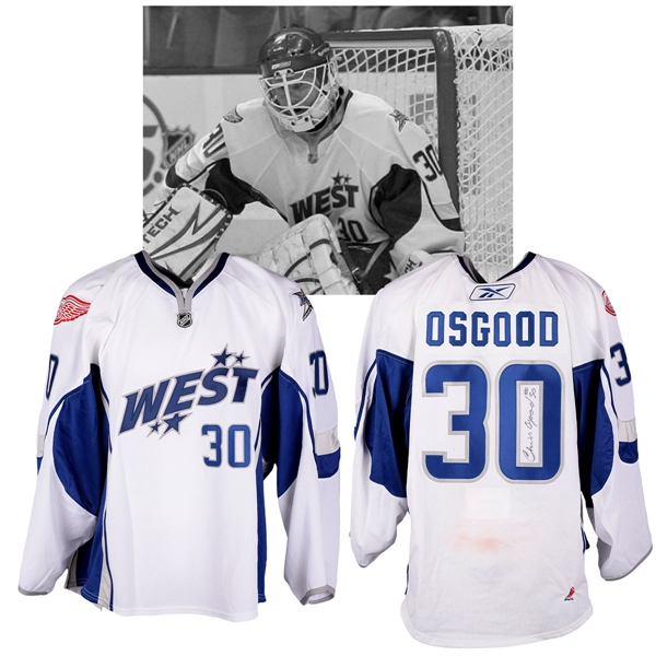 Chris Osgoods 2008 NHL All-Star Game Western Conference Signed Game-Worn Jersey with NHLPA LOA