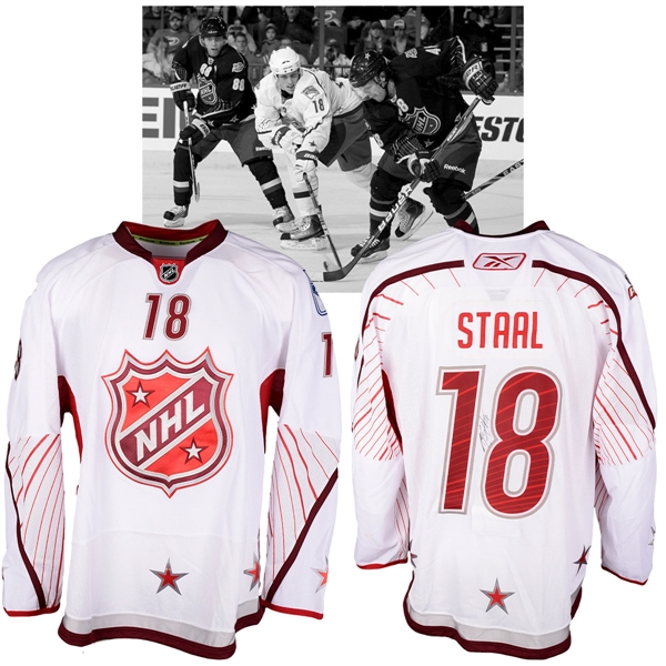 Marc Staals 2011 NHL All-Star Game "Team Staal" Signed Game-Worn Jersey with NHLPA LOA