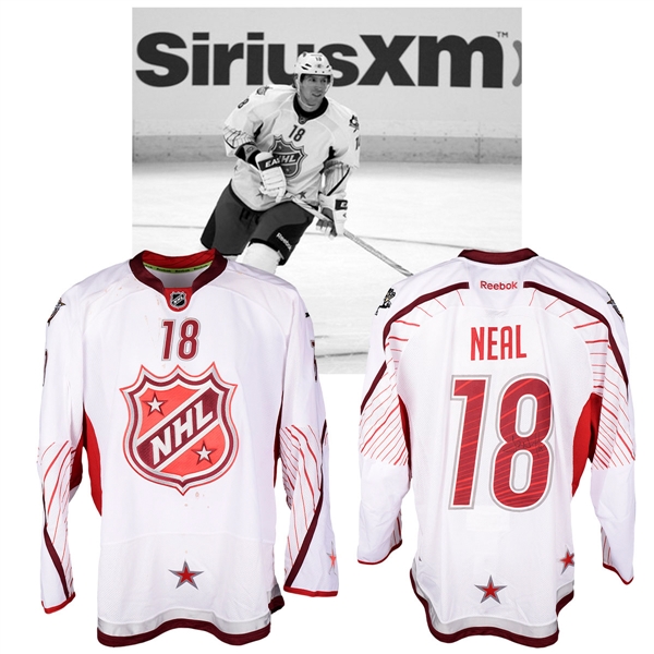 James Neals 2012 NHL All-Star Game "Team Alfredsson" Signed Game-Worn Jersey with NHLPA LOA