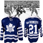 James van Riemsdyks 2014 NHL Winter Classic Toronto Maple Leafs Warm-Up Worn Jersey with NHLPA LOA