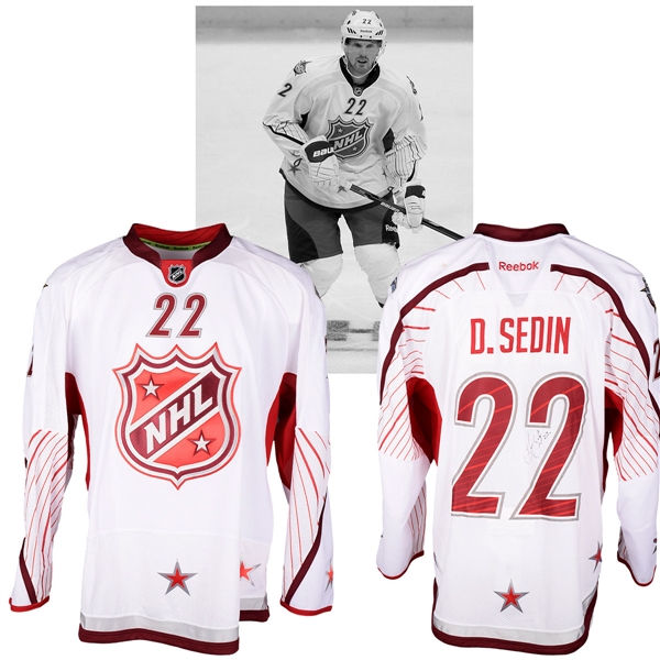 Daniel Sedins 2012 NHL All-Star Game "Team Alfredsson" Signed Game-Worn Jersey with NHLPA LOA
