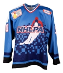 Luc Robitailles 1994 NHLPA 4-on-4 Challenge Team Quebec Game-Worn Jersey with NHLPA LOA