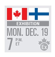 Bell Centre Loge for Monday December 19th 2016 Canada vs Finland (exhibition – 7:00 PM) (12 Tickets)