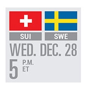 Bell Centre Loge for Wednesday December 28th 2016 Switzerland vs Sweden (5:00 PM) (12 Tickets)