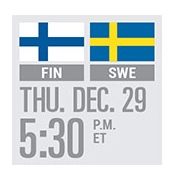 Bell Centre Loge for Thursday December 29th 2016 Finland vs Sweden (5:30 PM) (12 Tickets)