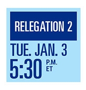 Bell Centre Loge for Tuesday January 3rd 2017 Relegation 2 (5:30 PM) (12 Tickets)