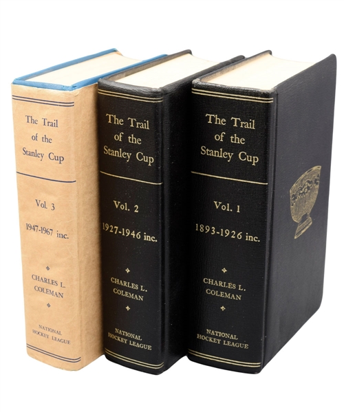 "The Trail of the Stanley Cup" Three-Volume Book Set
