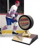 Eric Lindros February 10th 1991 Oshawa Generals 60th Goal of the Season Puck