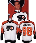 Eric Lindros 1992 Philadelphia Flyers Signing Press Conference Worn Jersey - Photo-Matched!
