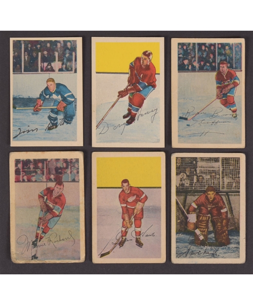 1952-53 Parkhurst Hockey Complete 105-Card Set 