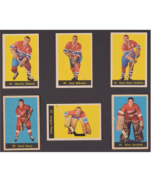 1960-61 Parkhurst Hockey Complete 61-Card Set