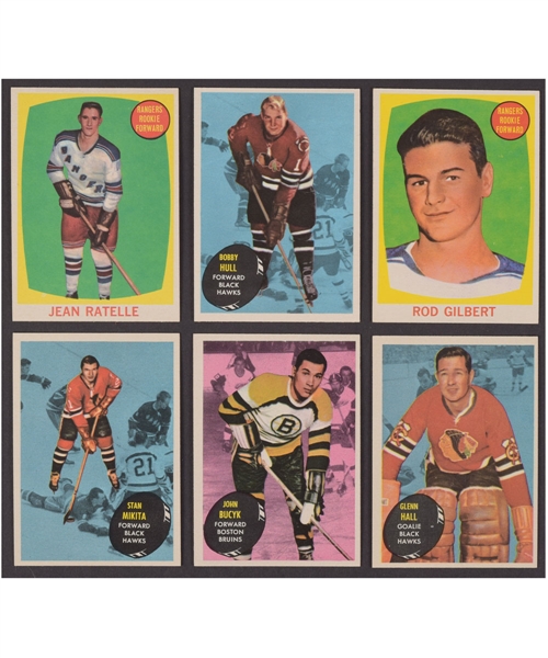 1961-62 Topps Hockey Complete 66-Card Set