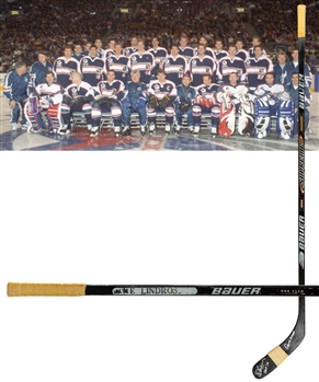 Eric Lindros 2000 NHL All-Star Game Team North America Signed Bauer Supreme 3030 Game-Used Stick from His Personal Collection with His Signed LOA