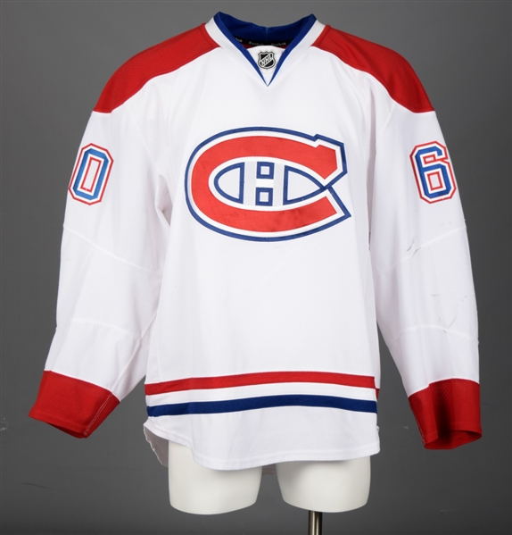 Aaron Palushajs 2011-12 Montreal Canadiens Game-Worn Jersey with Team LOA