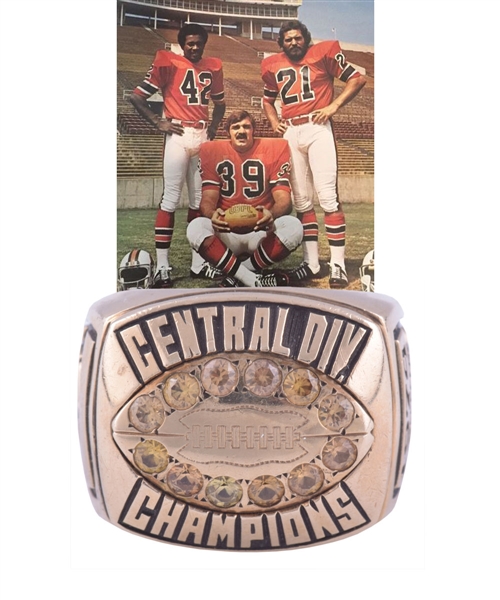 Memphis Southmen 1974 World Football League Central Division Championship 10K Gold Ring with LOA