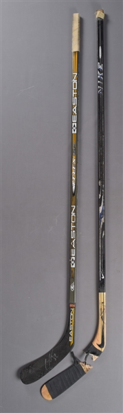 Mats Sundins and Adam Footes Game-Used Sticks