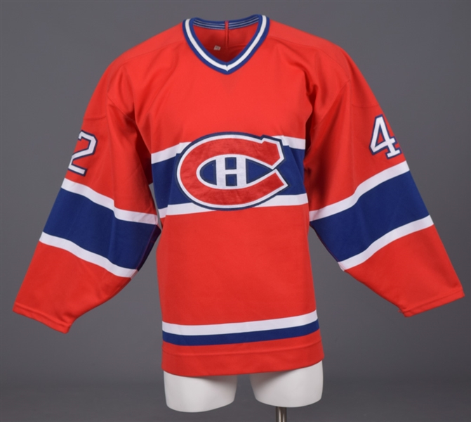 Darcy Tuckers Mid-1990s Montreal Canadiens Game-Worn Rookie-Era Jersey with Team LOA