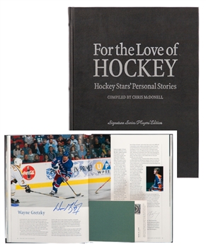 Pierre Pilotes "For the Love of Hockey" Players Edition Signature Series Leather-Bound Book #65/100 From His Personal Collection with Family LOA