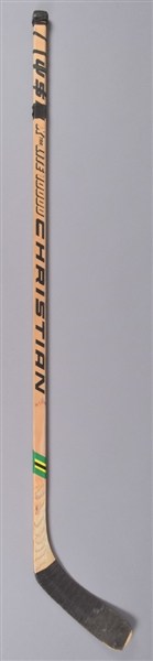 Neal Brotens Early-1980s Minnesota North Stars Christian Game-Used Stick Attributed to the 1981 Stanley Cup Finals