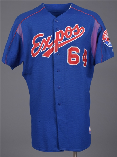 Valentino Pascuccis Early-2000s Montreal Expos Warm-Up Jersey
