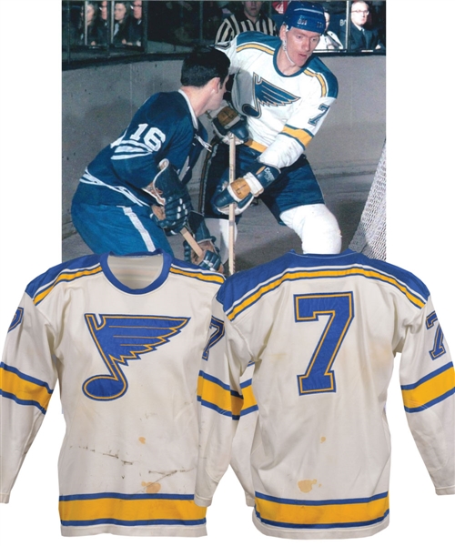 red berenson blues jersey