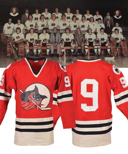 Mid-1970s IHL Columbus Owls Game-Worn Jersey Attributed to Jim Vanni