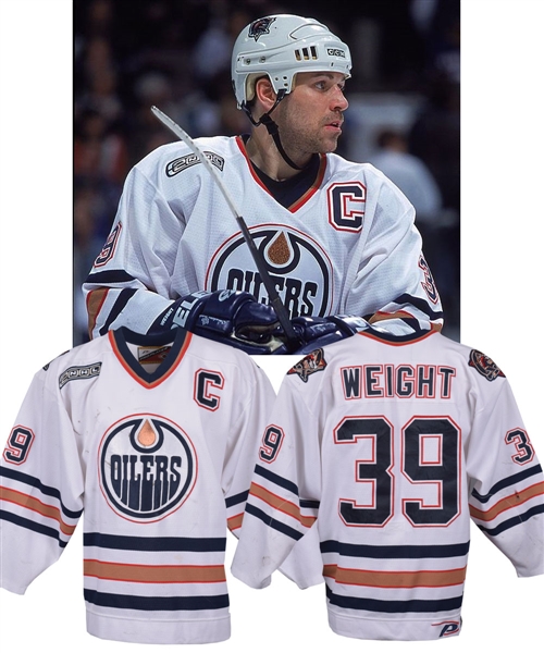 Doug Weights 1999-2000 Edmonton Oilers Game-Worn Captains Jersey with LOA