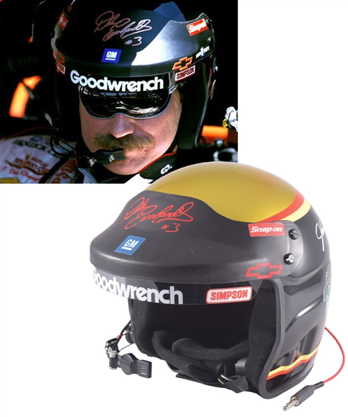 Dale Earnhardt Sr. Official SA95 Simpson NASCAR Bass Pro Shops / Goodwrench Full Size Replica Helmet