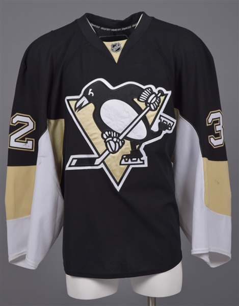 Mathieu Garons 2008-09 Pittsburgh Penguins Game-Worn Jersey 