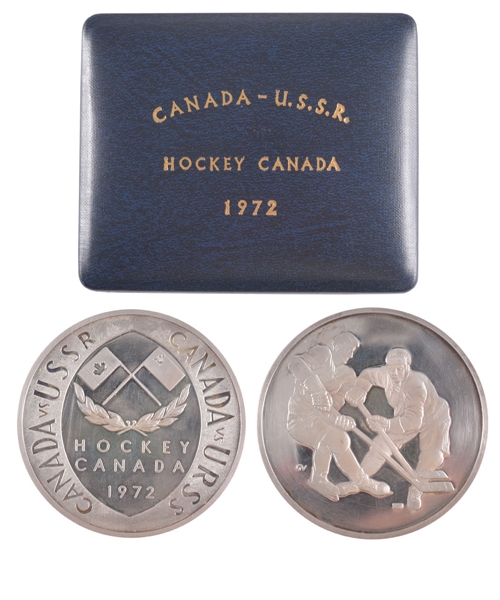 1972 Canada-Russia Series Commemorative Silver Coin in Original Case