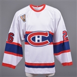 Pierre Dagenais 2003-04 Montreal Canadiens "1945-46 Vintage Set" Game-Issued Jersey with Team LOA