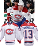 Mike Cammalleris 2009-10 Montreal Canadiens Game-Worn Playoffs Jersey with Team LOA - Centennial Patch! - Photo-Matched to Three Rounds of Playoffs!