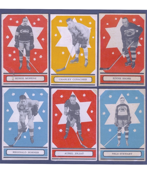 1933-34 O-Pee-Chee V304 Hockey Series "A" Near Complete Set (46/48) Plus 32 Variation Extras, Series "B" Complete 24-Card Set and Album