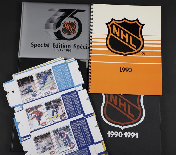 1989-1993 Kraft Hockey Card Collection in Albums (8)
