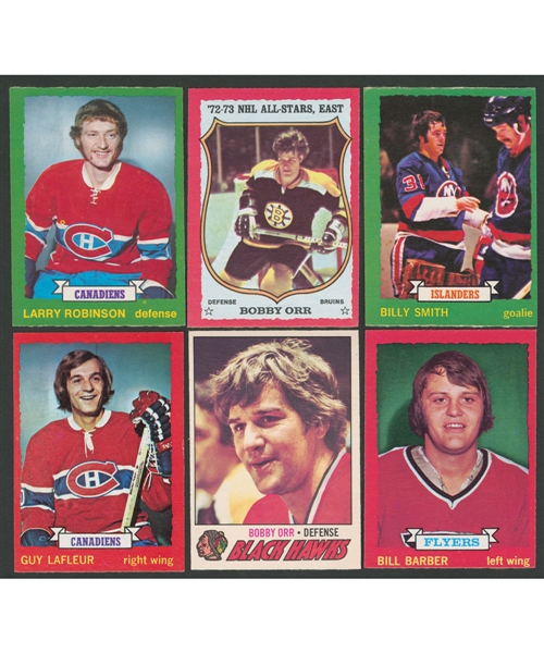 1973-74 O-Pee-Chee Hockey Complete 264-Card Set and 1977-78 O-Pee-Chee Hockey Complete 396-Card Set
