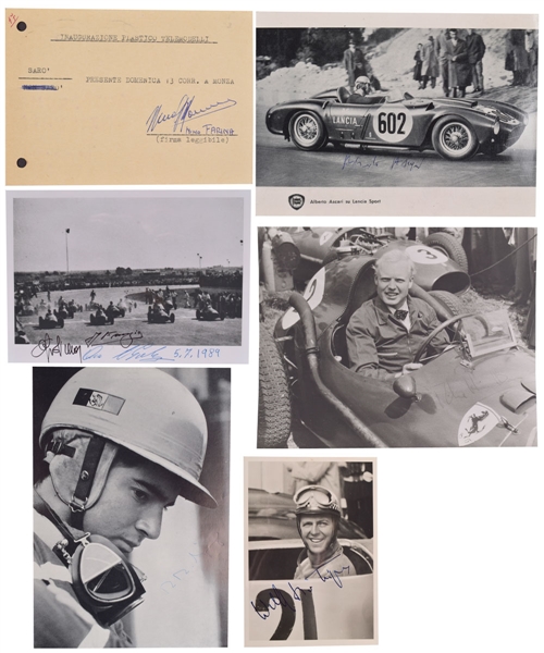 Formula One World Champions and Grand Prix Winners (1950-2013) Autograph Collection of 300+ Featuring Farina, Ascari, von Trips, Rodriguez, Galvez and Others with JSA LOA