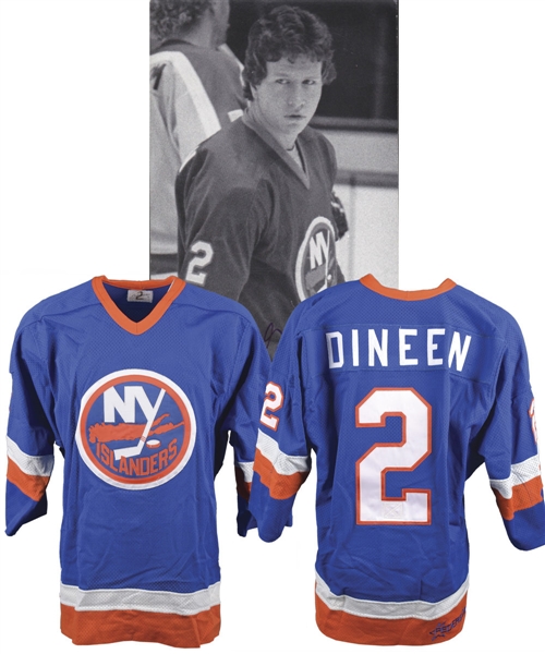 Gord Dineens 1984-85 New York Islanders Game-Worn Jersey