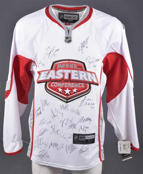 2007 NHL All-Star Game Eastern Conference Team-Signed Jersey by 22 Including Crosby and Ovechkin