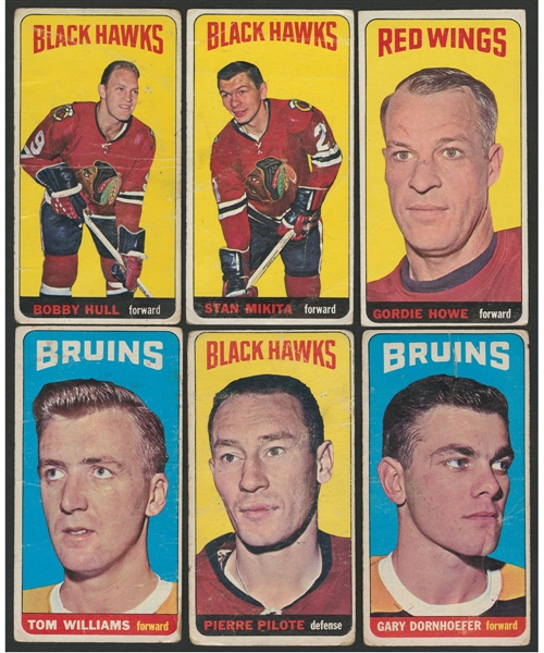 1964-65 Topps Hockey Tall Boy Card Collection of 213