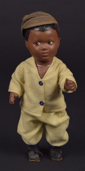 Circa-1950 Jackie Robinson Brooklyn Dodgers Baseball Composition Doll (13") 