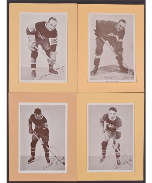 1935-40 Canada Starch Crown Brand Hockey Picture Collection of 68 Plus Memorabilia