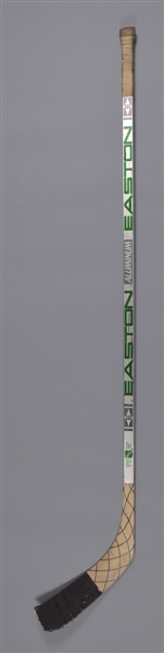 Brett Hulls Early-1990s St. Louis Blues Easton Aluminum Game-Used Stick