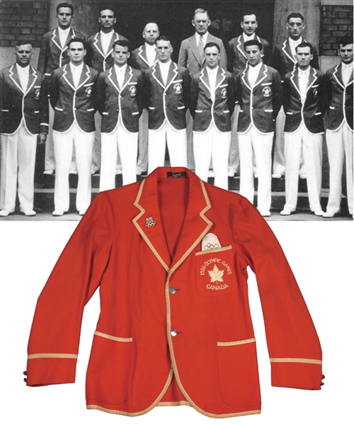1936 Olympics Official Team Canada Jacket with Handkerchief