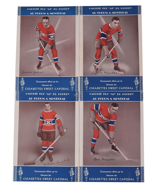 Montreal Canadiens 1934-35 Sweet Caporal Photo Collection of 16 Including Aurele Joliat and Sylvio Mantha
