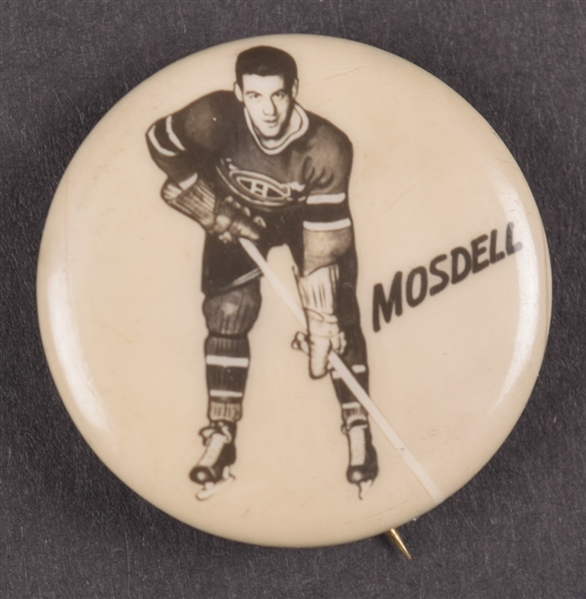 Ken Mosdell 1948 Montreal Canadiens Pep Cereal Pin